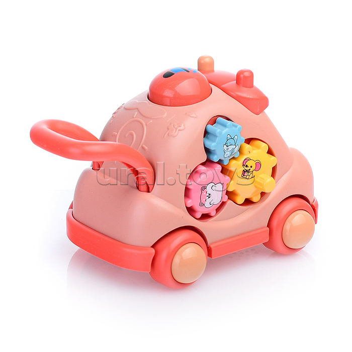 Машинка-бизиборд "Распознавание цветов и форм" в коробке