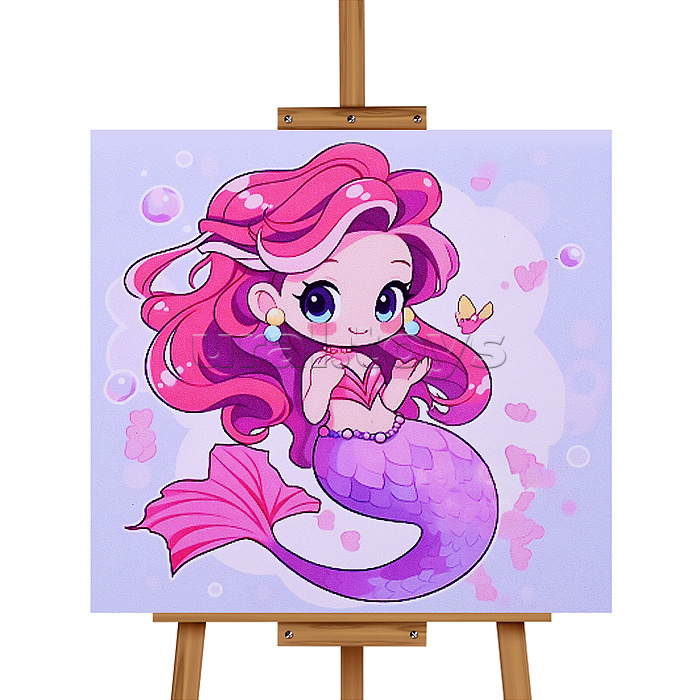 Мозаика алмазная "Русалочка" 20*20 см.