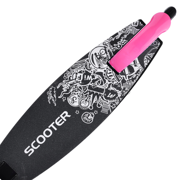 Самокат 2-х кол., розовый, PU/ 200 мм, ABEC 7, в коробке