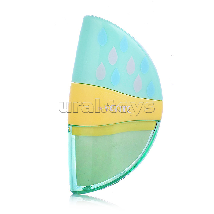 Точилка и ластик 2 в 1 "Pastel" 1 отверстие, пластиковая цветная с небольшим контейнером, ластик белый из синтетического каучука, каждая с индивидуальной маркировкой, ассорти, в картонном дисплее