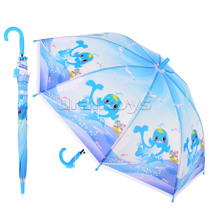 Зонт детский "Счастливый дельфин" (48,5 см)