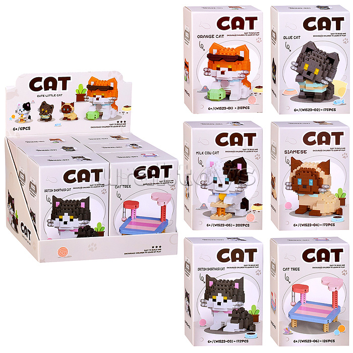 Конструктор "Кошечка" (в ассортименте) в коробке