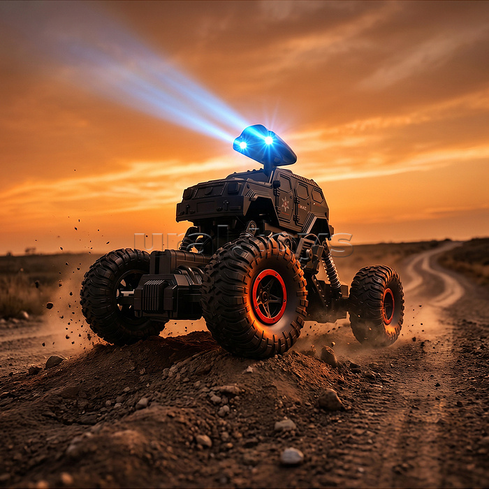 Машина "Властелин грязи" р/у, 27 MHz, в коробке