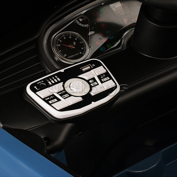 Электромобиль детский "Крутой внедорожник" (цвет синий)