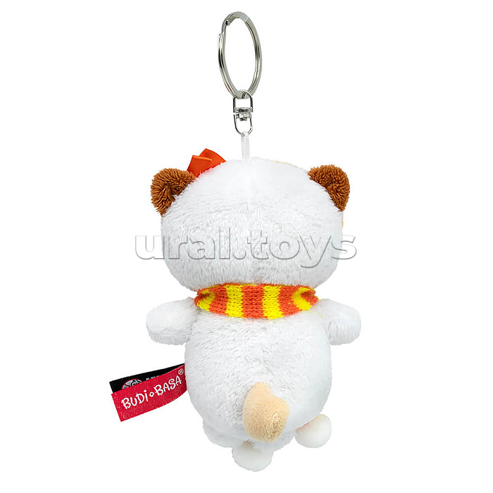 Брелок. Кошка Ли-Ли в полосатом шарфе