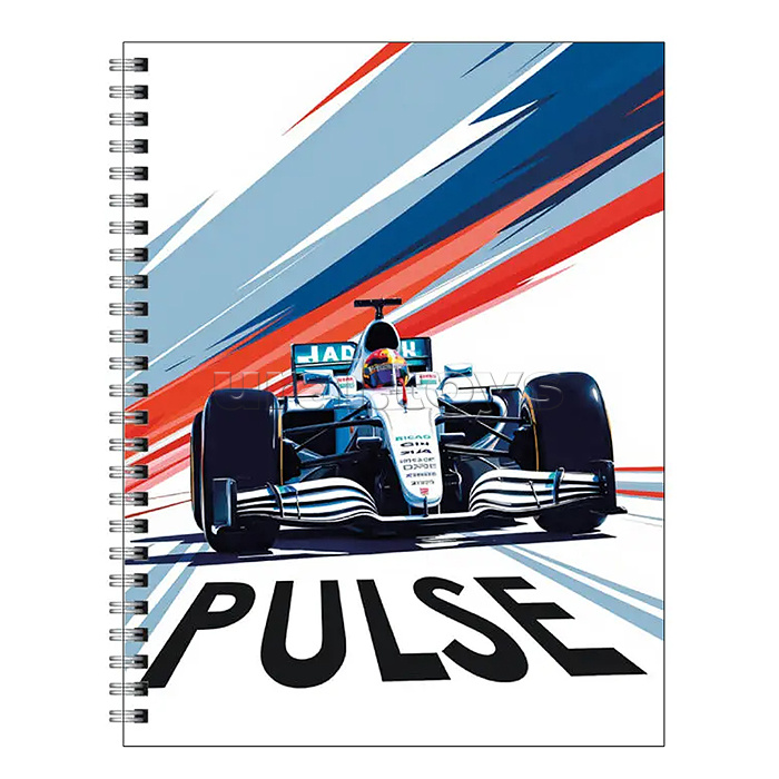 Тетрадь 96л. клетка "Formula-1" А5 гребень
