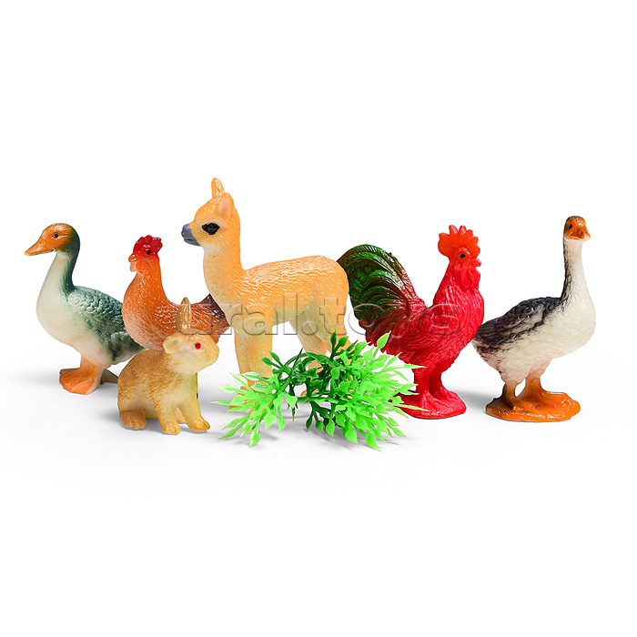 Набор животных "Счастливая ферма-3" в пакете