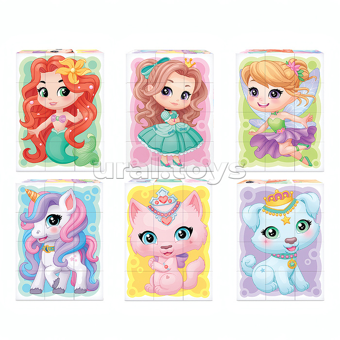 Кубики "Маленькая принцесса" 12 шт Baby Toys Кубики "Маленькая принцесса" 12 шт Baby Toys