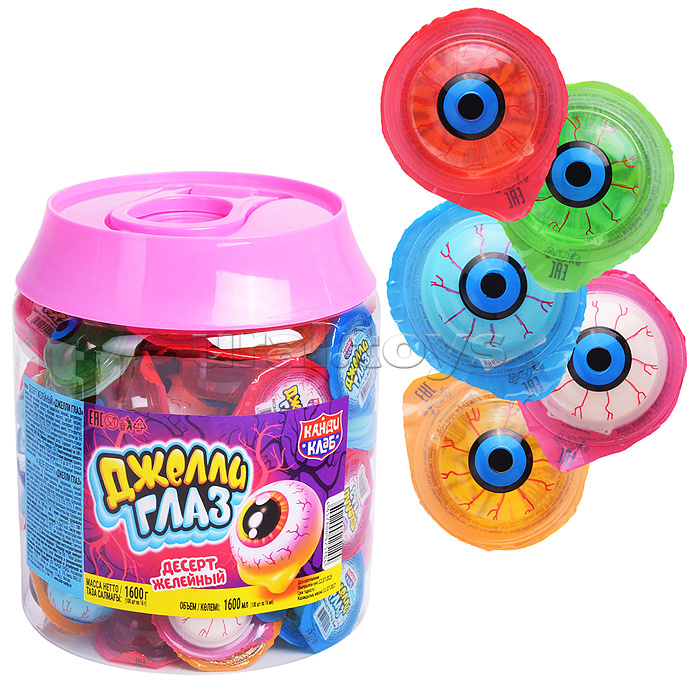 Десерт желейный "Джелли Глаз" 16г*100шт
