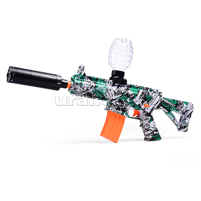 Автомат "Захватчик" стреляет гелевыми пулями, в коробке