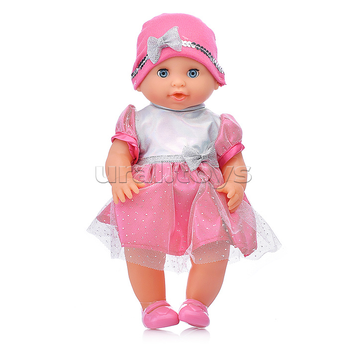 Пупс озвуч., Шаинский музыка 25см, (пьет, писает, закр. глазки, 4 акс, 2000 слов) в коробке