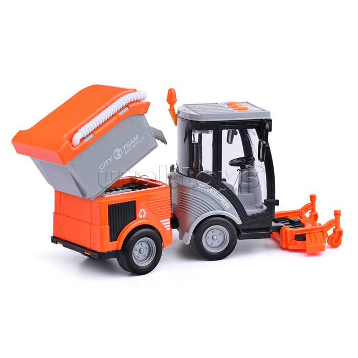 Машина "Спецтехника городская" 1:16 (свет, звук) в коробке (цвет оранжевый)