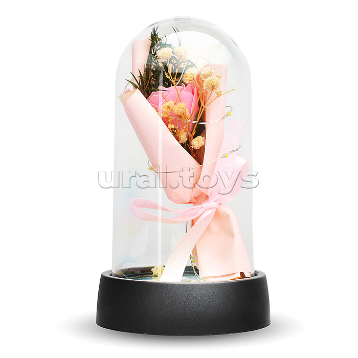 Светильник "Букетик" в коробке (розовый)