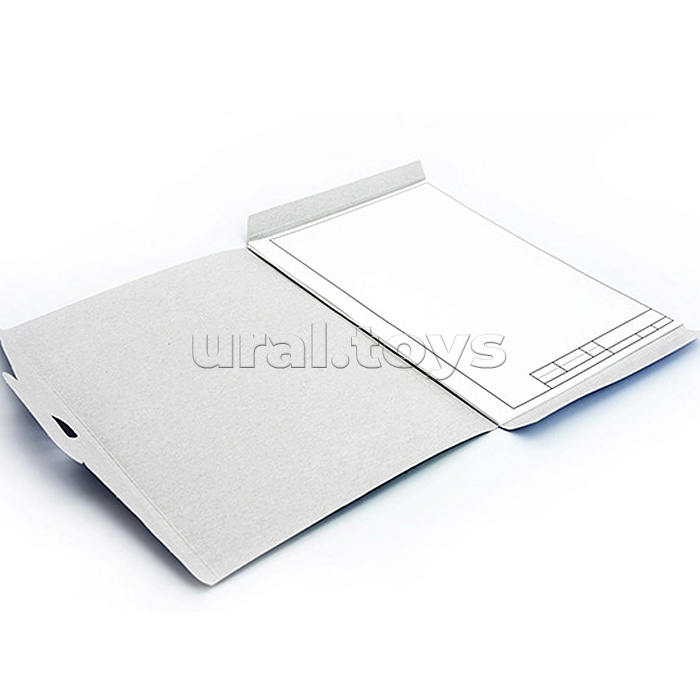 Папка для черчения А4 10л. "Геометрические фигуры" со штампом