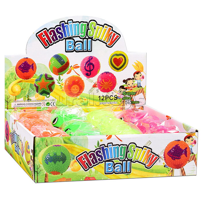 Игрушка-пищалка "Смайлик" в коробке