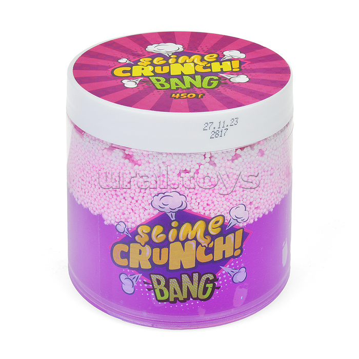 Игрушка ТМ «Slime» Crunch-slime Bang с ароматом ягод 450г
