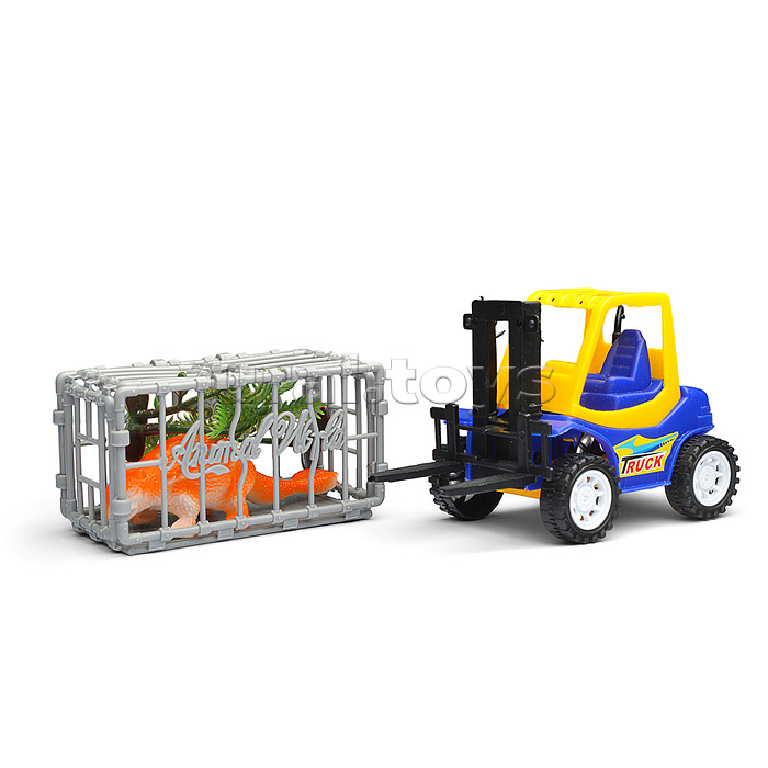 Автовоз "Мастер на все колёса" с погрузчиком, под колпаком