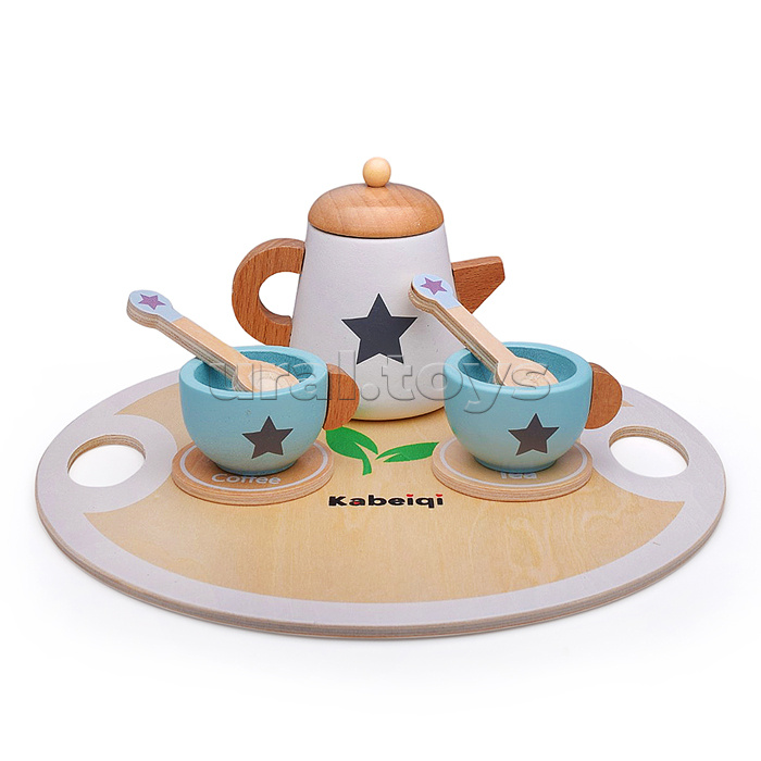 Набор посуды "Чайный набор" (бежевый)