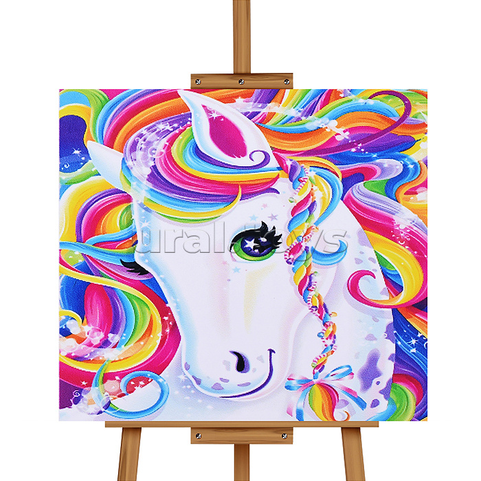 Мозаика алмазная "Грациозный единорог" 20*20 см.