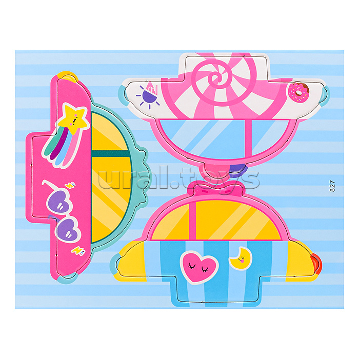 Конструктор "Машина" с отверткой, в коробке