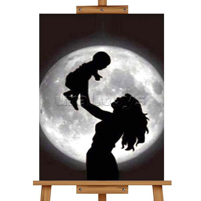 Мозаика алмазная "Мать и дитя" 40*50см.