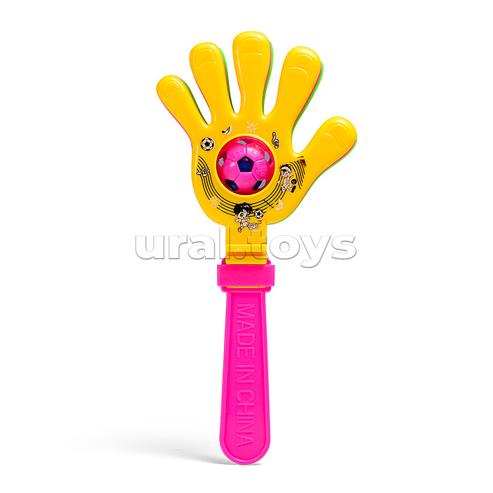 Игрушка Стучалка - хлопалка "Звонкая ладошка" в пакете
