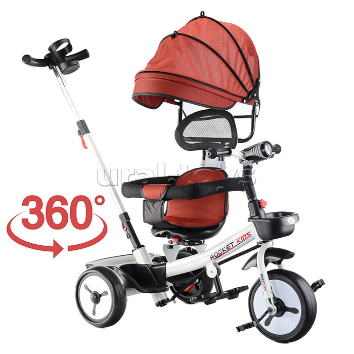 Велосипед 3-х колесный, красный