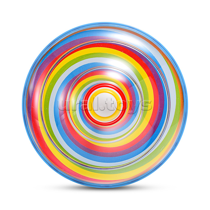 Юла большая прозрачная с музыкой