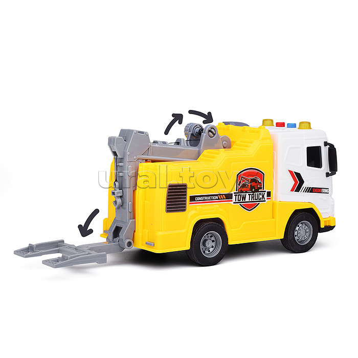 Машина "Инжинерная" 1:20 (свет, звук) в коробке (желтый) Машина "Инжинерная" 1:20 (свет, звук) в коробке (желтый)