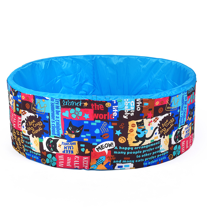 Сухой бассейн "Коты черные" (100см х 30см)