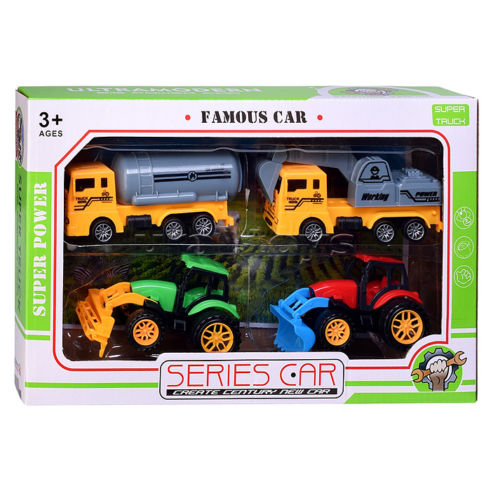 Набор машин "Сельхоз техника" в коробке