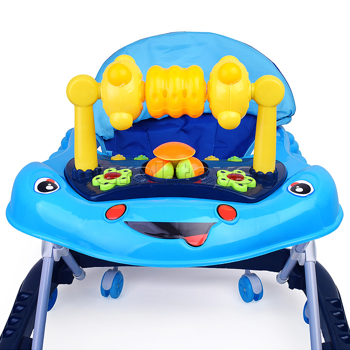 Ходунки "Веселая карусель" (цвет синий/голубой)