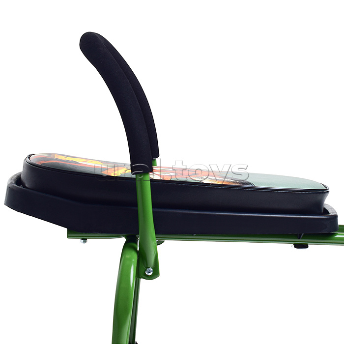 Игрушка Снегокат детский 212 "Play" разборный с высокой рамой и со спинкой (Хитрый лис)