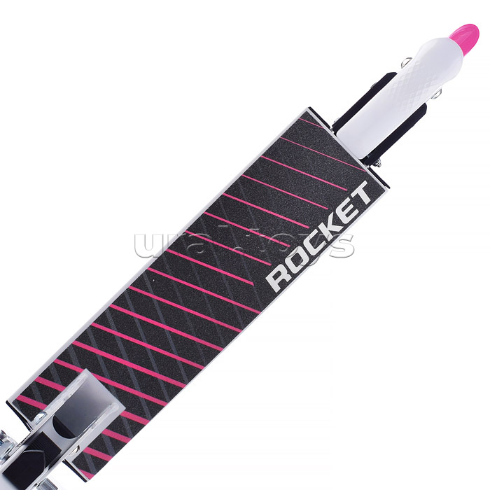 Самокат 2-х колесный ROCKET,колеса PU/ 125 мм,ABEC 7, розовый