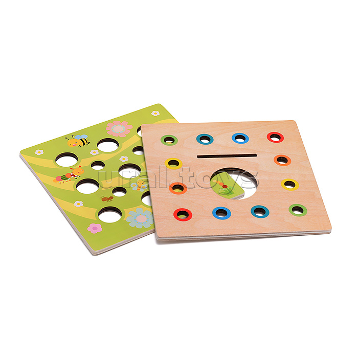 Бизиборд-Куб развивающий "Любимая ферма"