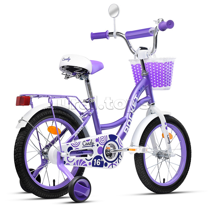 Велосипед 16" Rocket Candy, цвет фиолетовый
