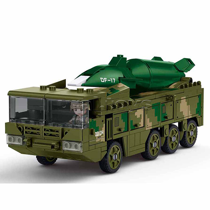 Конструктор "Ракетоносец" (216 дет.) в коробке