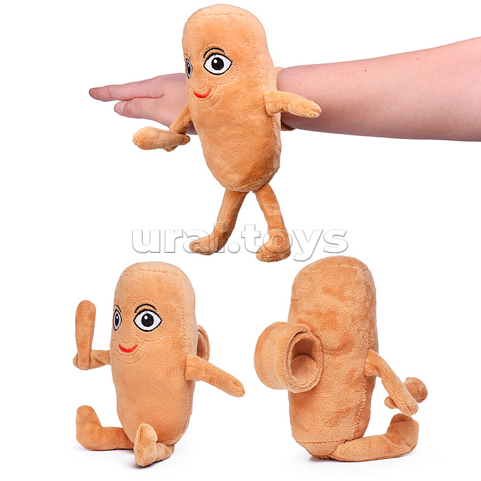 Мягкая игрушка "Полено с битой" 28 см.