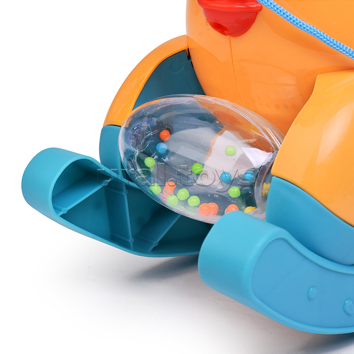 Сортер-металлофон "Лошадка" (цвет оранжевый) в коробке