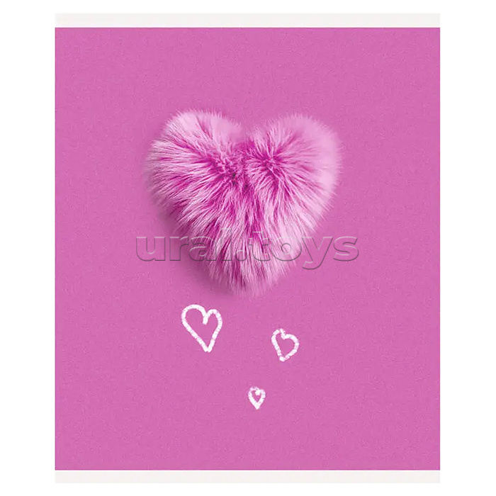 Тетрадь 96л. клетка "Fuzzy Dreams" А5 скрепка