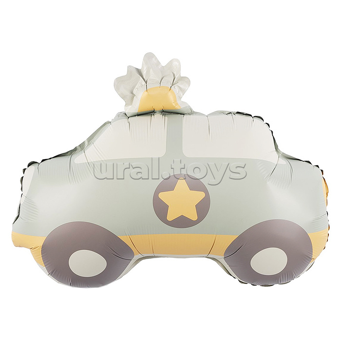 Шар (22''/56 см) Фигура, Полицейская машина, Сатин, 1 шт. в уп.