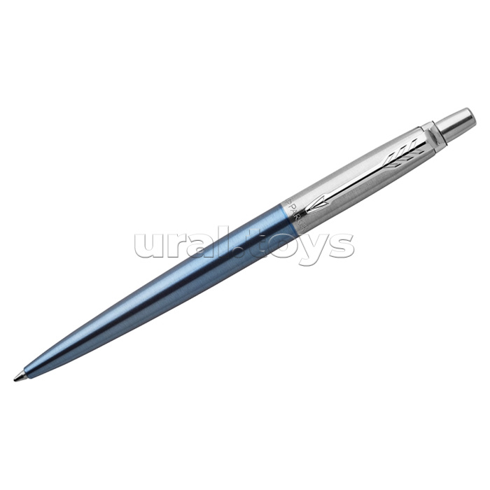 Ручка шариковая "Jotter Waterloo Blue CT" синяя, 1,0мм, кнопочн., подарочная упаковка Ручка шариковая "Jotter Waterloo Blue CT" синяя, 1,0мм, кнопочн., подарочная упаковка