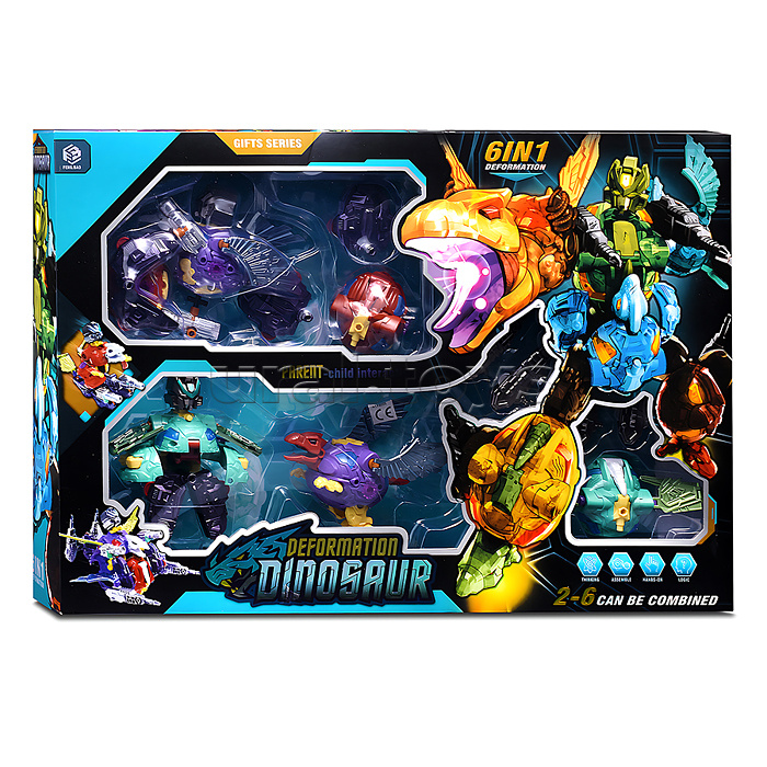 Робот "Роботы" 6в1 в коробке