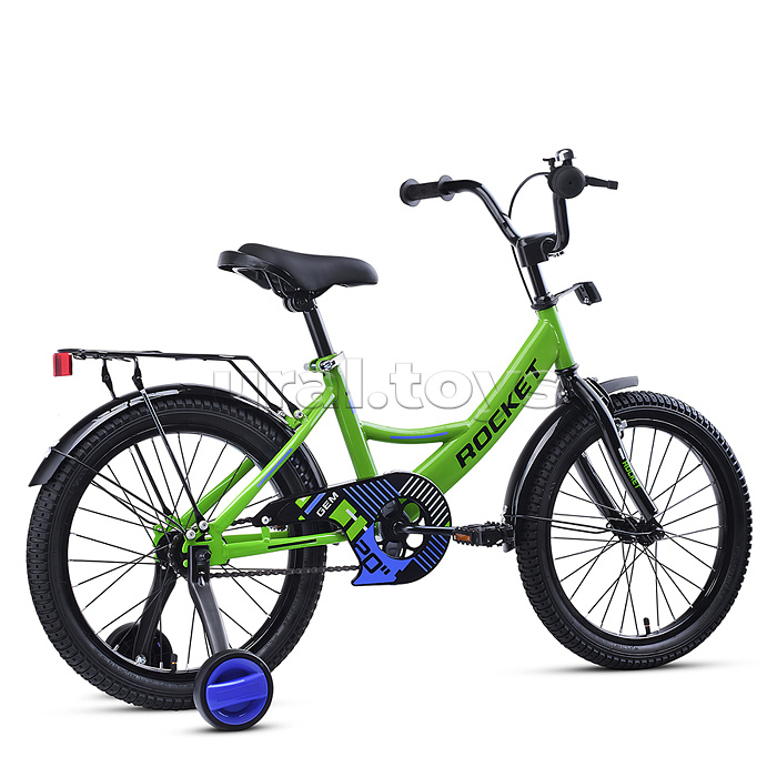 Велосипед 20" Rocket Gem, цвет зеленый