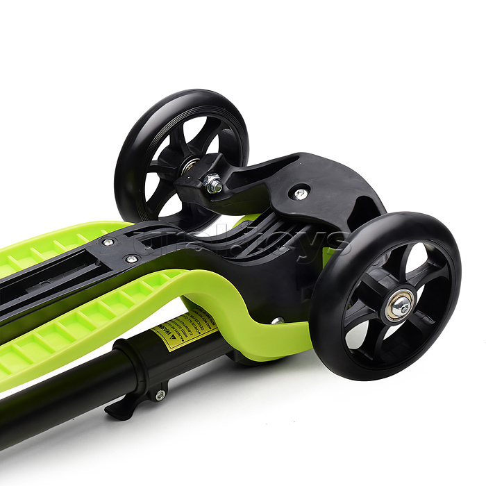 Самокат трёхколёсный ROCKET колёса PU, цвет салатовый