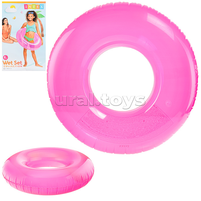 Круг для плавания «Льдинка», d=76 см, от 8 лет, цвета МИКС, 59260NP INTEX