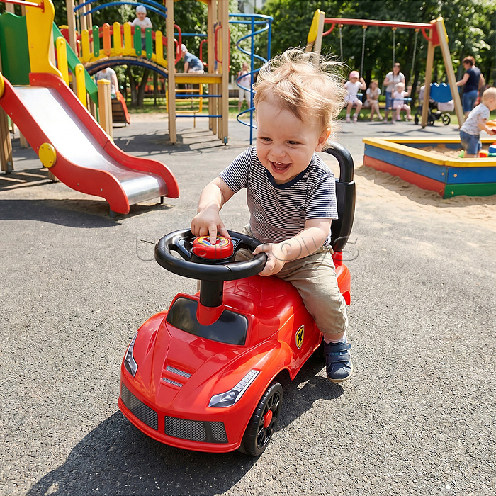 Каталка для детей Rocket R0274 (цвет красный)