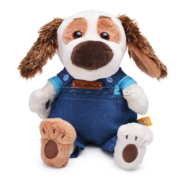 Собака Бартоломей baby в комбинезоне "Деним"