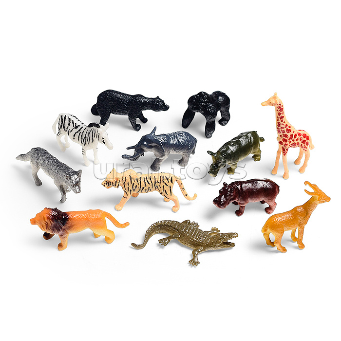 Набор животных "Дикие животные-1" (в ассортименте) в пакете