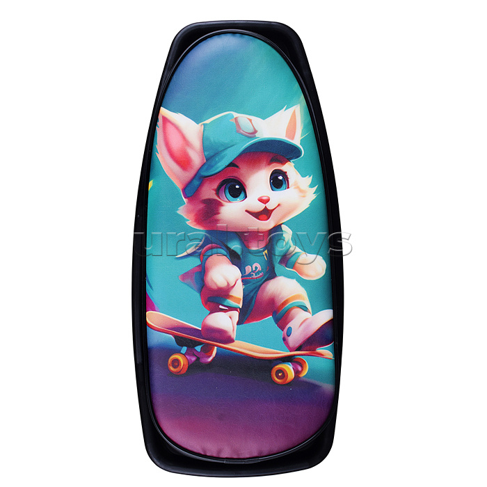 Игрушка Снегокат детский 111 "Mobile" с Т-образным толкателем и колесной базой (Котик)